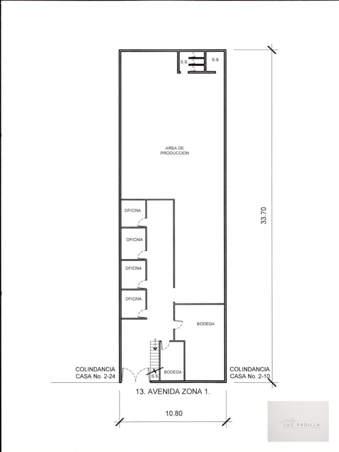 Bodega independiente en venta en Zona 1 |726.m2 — Bodega / Ofibodega en Venta en El Centro, Zona 1, Guatemala, Ciudad — foto 6 de 6