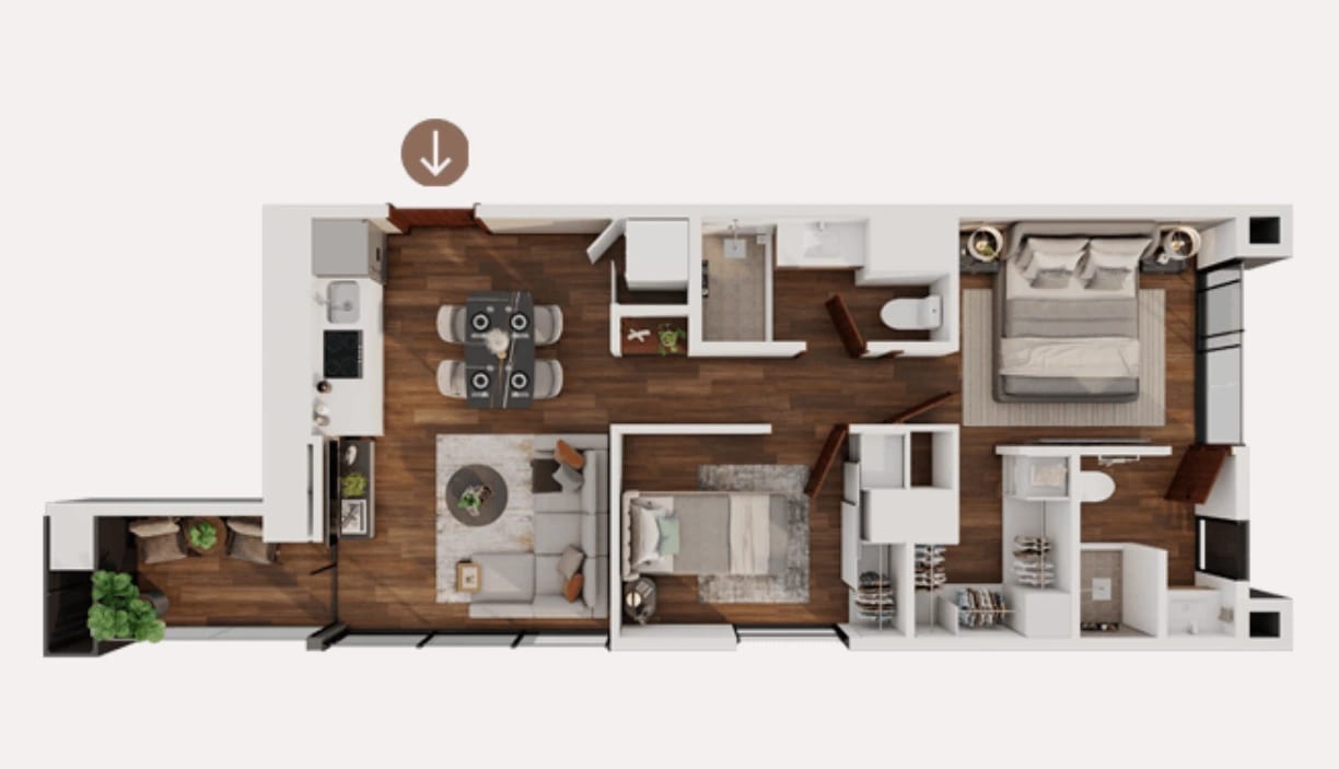 Apartamentos en proyecto en Santa Clara, zona 10 (Opción 2) — Apartamento en Venta en Zona 10, Guatemala, Ciudad — foto 11 de 11