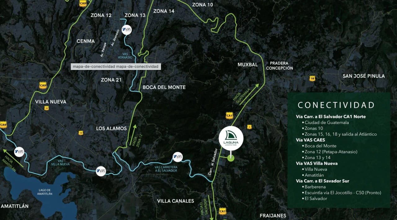 Proyecto Laguna / Logistic Park — Bodega / Ofibodega en Alquiler en Carretera a El Salvador, Guatemala, Ciudad — foto 5 de 5
