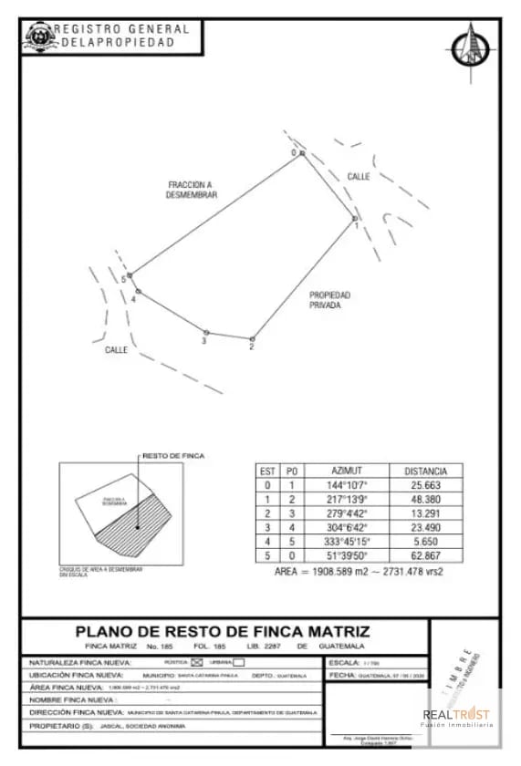 Terreno en Venta San Miguel Buena Vista Santa Catarina Pinula — Terreno en Venta en Bari, Carretera a El Salvador, Guatemala, Ciudad — foto 5 de 11
