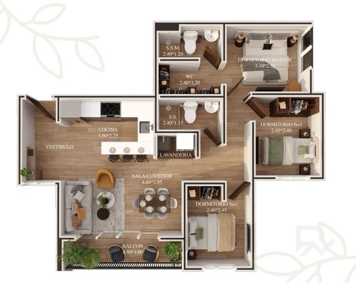 Vendo Apartamento Tipo " A y D " en Torre Paseo del Bosque — Apartamento en Venta en Carretera a El Salvador, Guatemala, Ciudad — foto 6 de 6