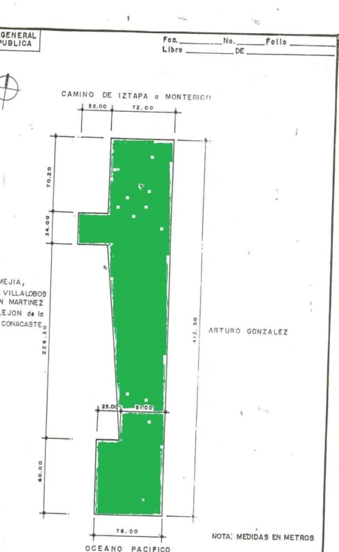 Vendo Terreno en Monterrico KM5 — Terreno en Venta en Monterrico, Santa Rosa — foto 1 de 1