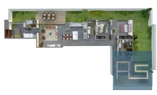 *Moderno Apto para estrenar en Alquiler de 3 habitaciones con jardín y dorm de servicio en Vista Hermosa II, zona 15* — Apartamento en Alquiler en Arles, Zona 15, Guatemala, Ciudad — miniatura 1 de 17