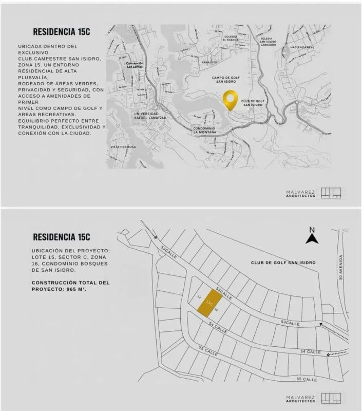 Terreno en Club de Golf San Isidro con planos — Terreno en Venta en San Isidro, Zona 16, Guatemala, Ciudad — foto 2 de 5