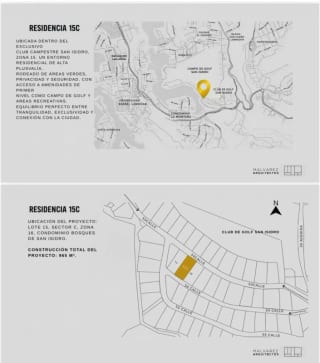 Terreno en Club de Golf San Isidro con planos — Terreno en Venta en San Isidro, Zona 16, Guatemala, Ciudad — miniatura 2 de 5