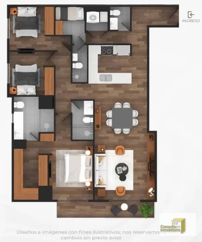 Zona 10/CASALINI los ARCOS*/155.83m² — Apartamento en Venta en Casalini Los Arcos, Zona 10, Guatemala, Ciudad — foto 1 de 3