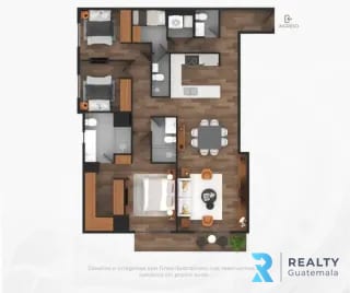 PROYECTO Apartamentos para estrenar Casalini Los Arcos, Zona 10 — Apartamento en Venta en Casalini Los Arcos, Zona 10, Guatemala, Ciudad — miniatura 5 de 14