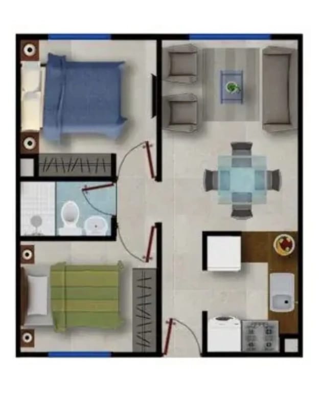 Apartamento en venta, VERTICAL (apartamentos Aurora) zona 13 — Apartamento en Venta en Zona 13, Guatemala, Ciudad — foto 3 de 10