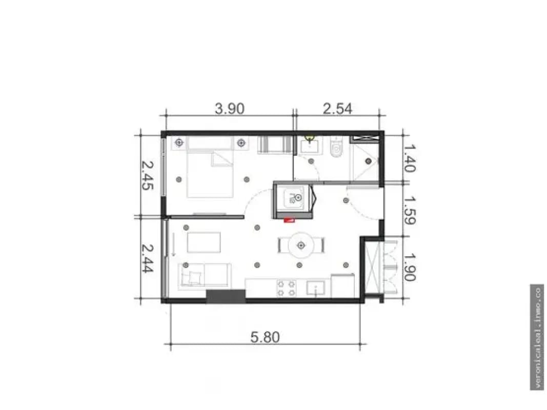Zona 15 Edificio Hessen apartamento en Venta a pasos de Videre — Apartamento en Venta en Zona 15, Guatemala, Ciudad — foto 11 de 11